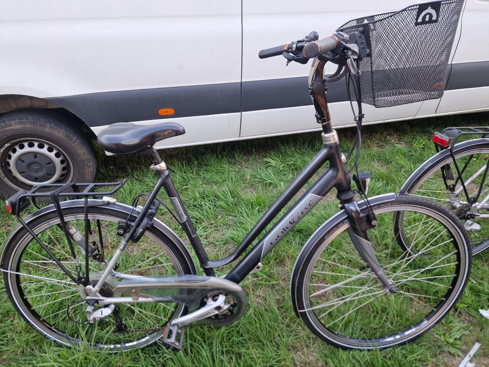 setje gazelle imola goldline 28" 57 cm staat in belgie!, Ophalen, Gebruikt, Velgrem, Versnellingen