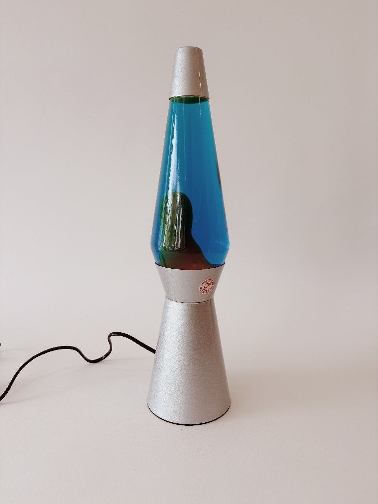 RETRO LAVALAMP | BLAUW/GROEN, Ophalen of Verzenden, Huis en Inrichting