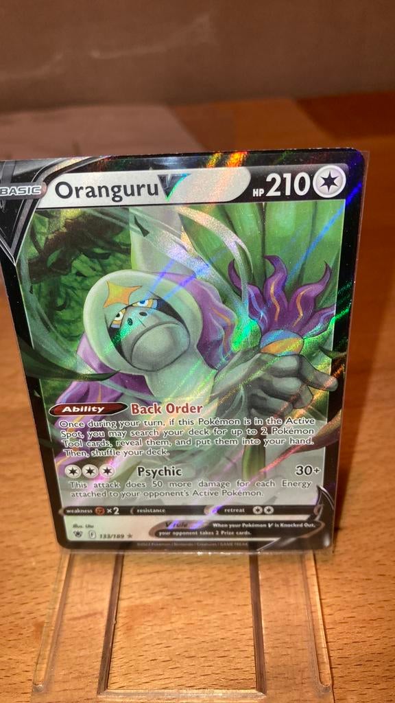 Pokemon Oranguru V 133/189 Astral Radiance 3,00 euro, Ophalen of Verzenden, Zo goed als nieuw