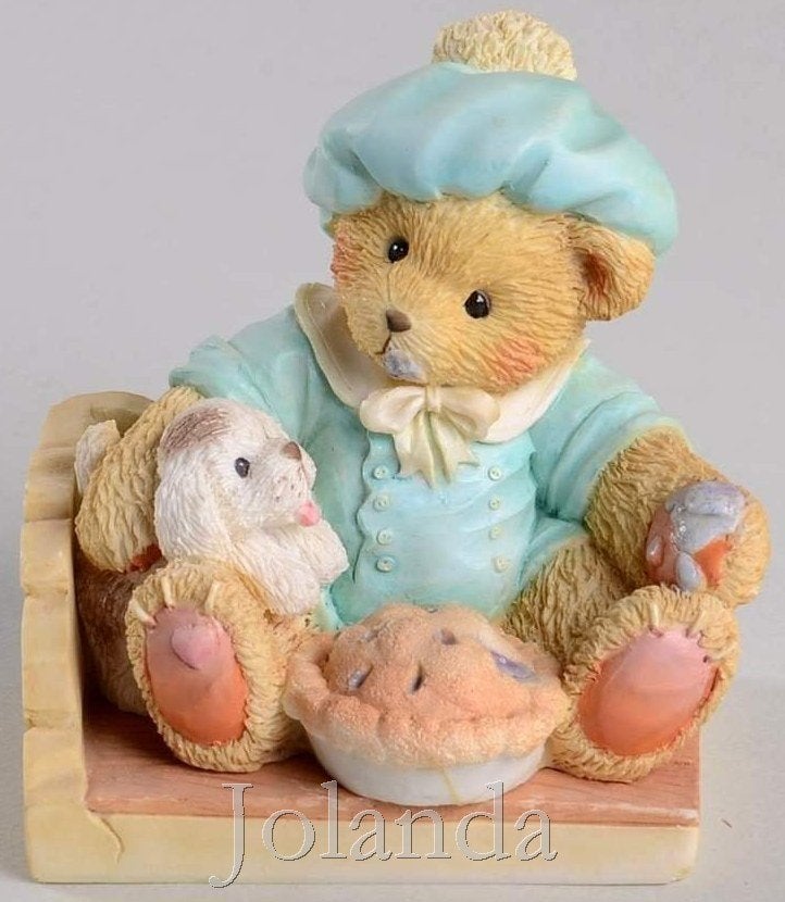 Cherished Teddies Little Jack Horner, Ophalen of Verzenden, Zo goed als nieuw, Beeldje, Cherished Teddies