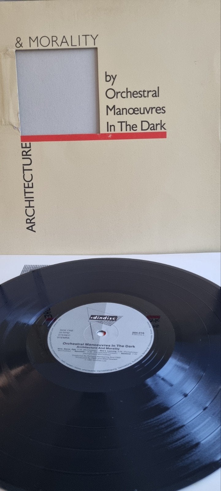 OMD - Architecture & Morality LP (1981), Ophalen of Verzenden, Gebruikt, 12 inch