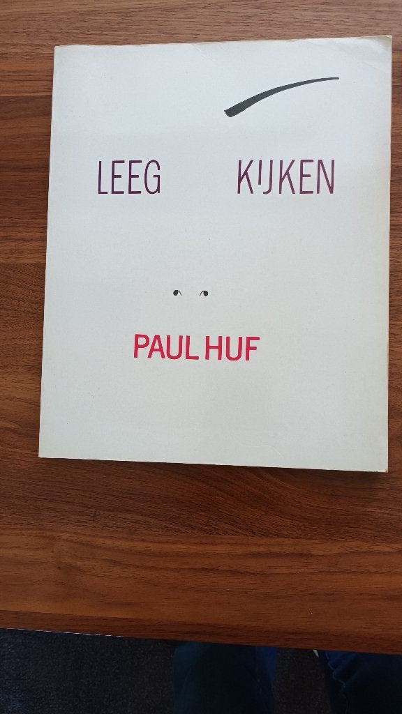 album PAUL HUF  "leeg kijken", h31xb25 en 1 dik, Boeken, Ophalen of Verzenden, Zie beschrijving, Gelezen, Fotografen