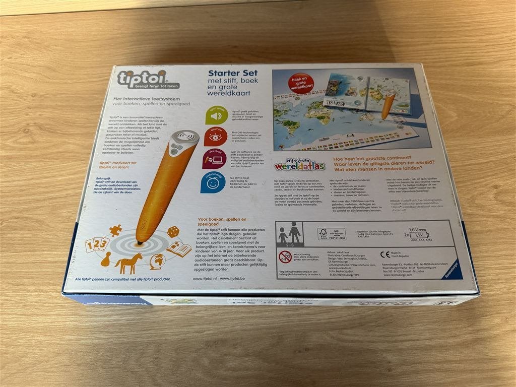 tiptoi mijn grote wereld atlas met pen - S7210, Ophalen of Verzenden, Zo goed als nieuw
