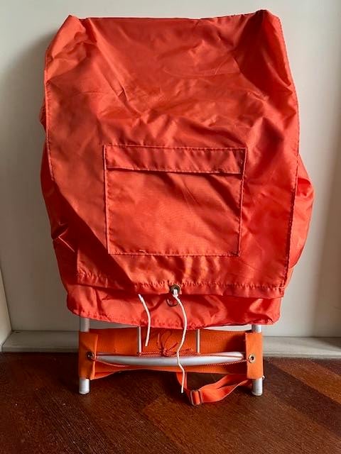 Oranje opvouwbare rugzak met frame, Ophalen, Zo goed als nieuw, Oranje, 30 cm of meer
