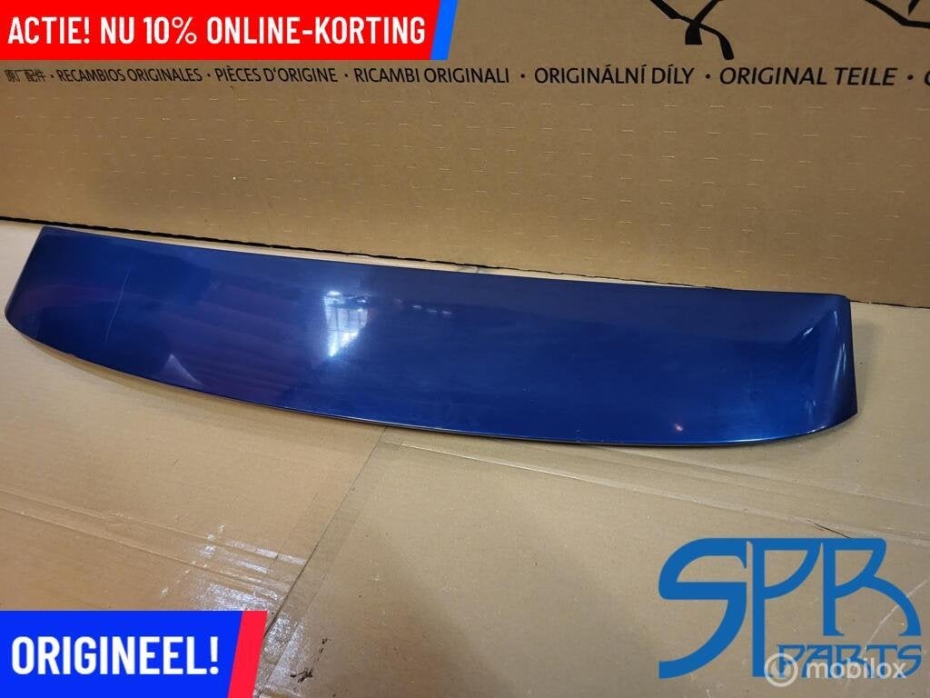 DAKSPOILER SEAT IBIZA 6L ACHTERKLEP BLAUW KLEPSPOILER 02-09, SEAT, Gebruikt, Ophalen of Verzenden, Seat