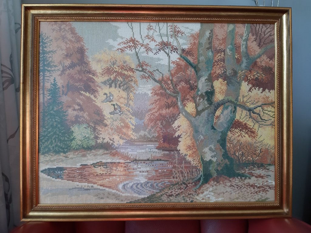 "Meertje in de herfst", Ophalen, Zo goed als nieuw, Handborduren, Overige typen