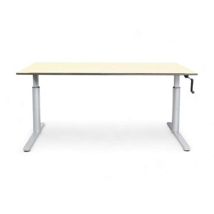 Gispen Slingerbureau 160x80 cm, Huis en Inrichting, Bureaus, Ophalen, 160 cm, Zo goed als nieuw, 80 cm
