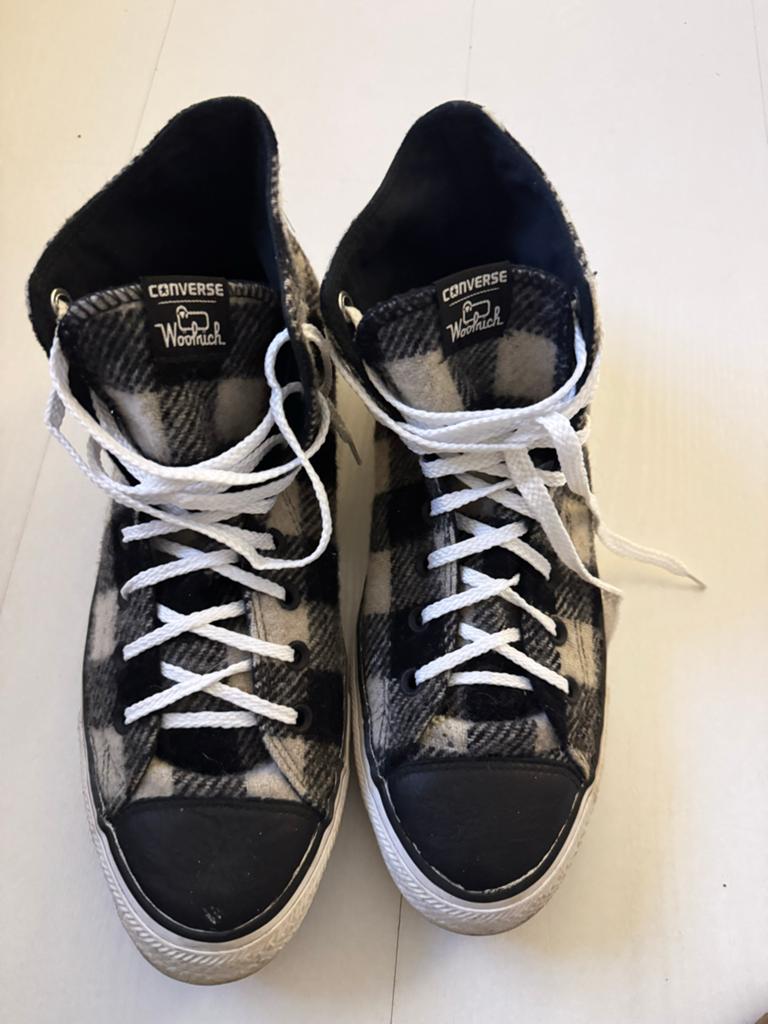 Converse X Woolrich Sneakers Maat 46, Ophalen of Verzenden, Zo goed als nieuw, Overige kleuren, Sneakers of Gympen