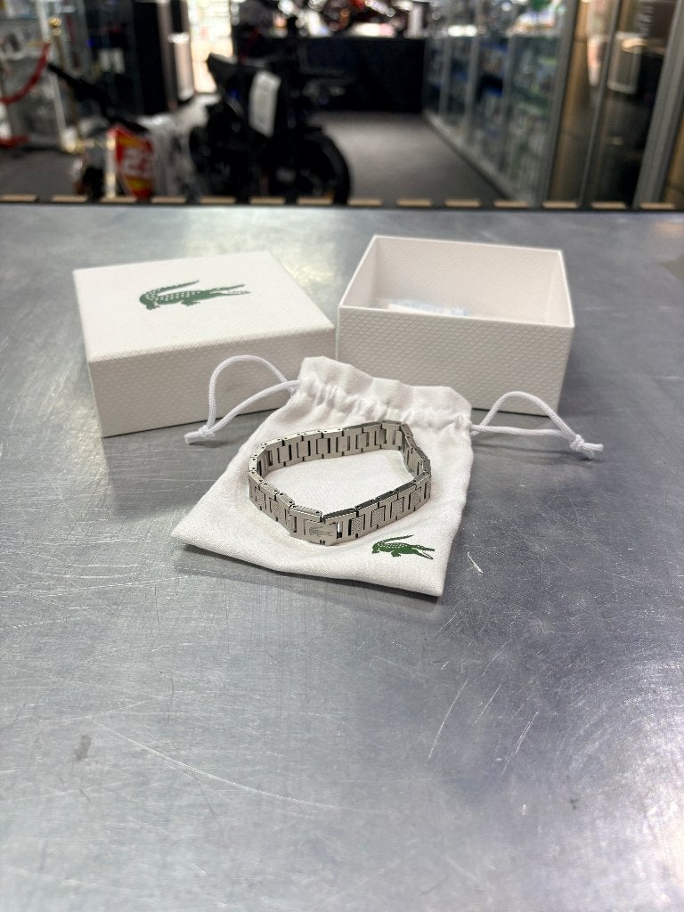 Lacoste Metropole Armband | Heren Armband, Staal, ., Ophalen of Verzenden, Zo goed als nieuw