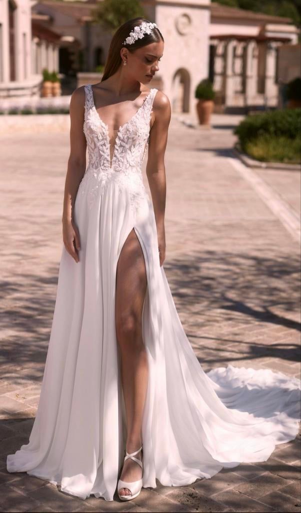 Nieuwe Limited Edition trouwjurk Bianco Evento Milon, Ophalen of Verzenden, Nieuw, Wit, Trouwjurk