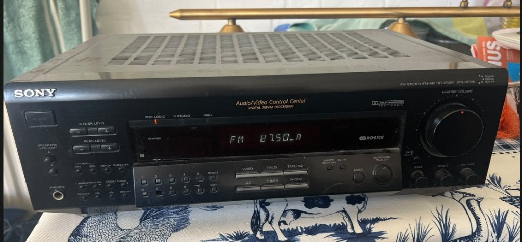 Sony STR-DE315 FM Stereo/FM-AM Receiver, Ophalen, Gebruikt, 60 tot 120 watt, Sony