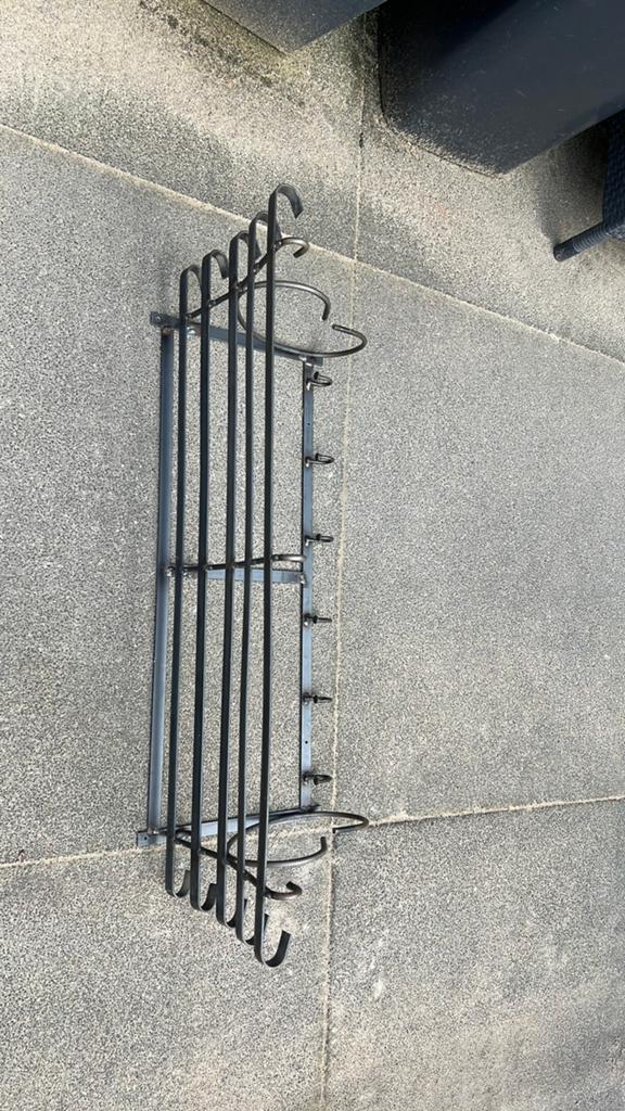 Stalen kapstok, Huis en Inrichting, Wandkapstok, Ophalen of Verzenden, Zo goed als nieuw, Minder dan 100 cm