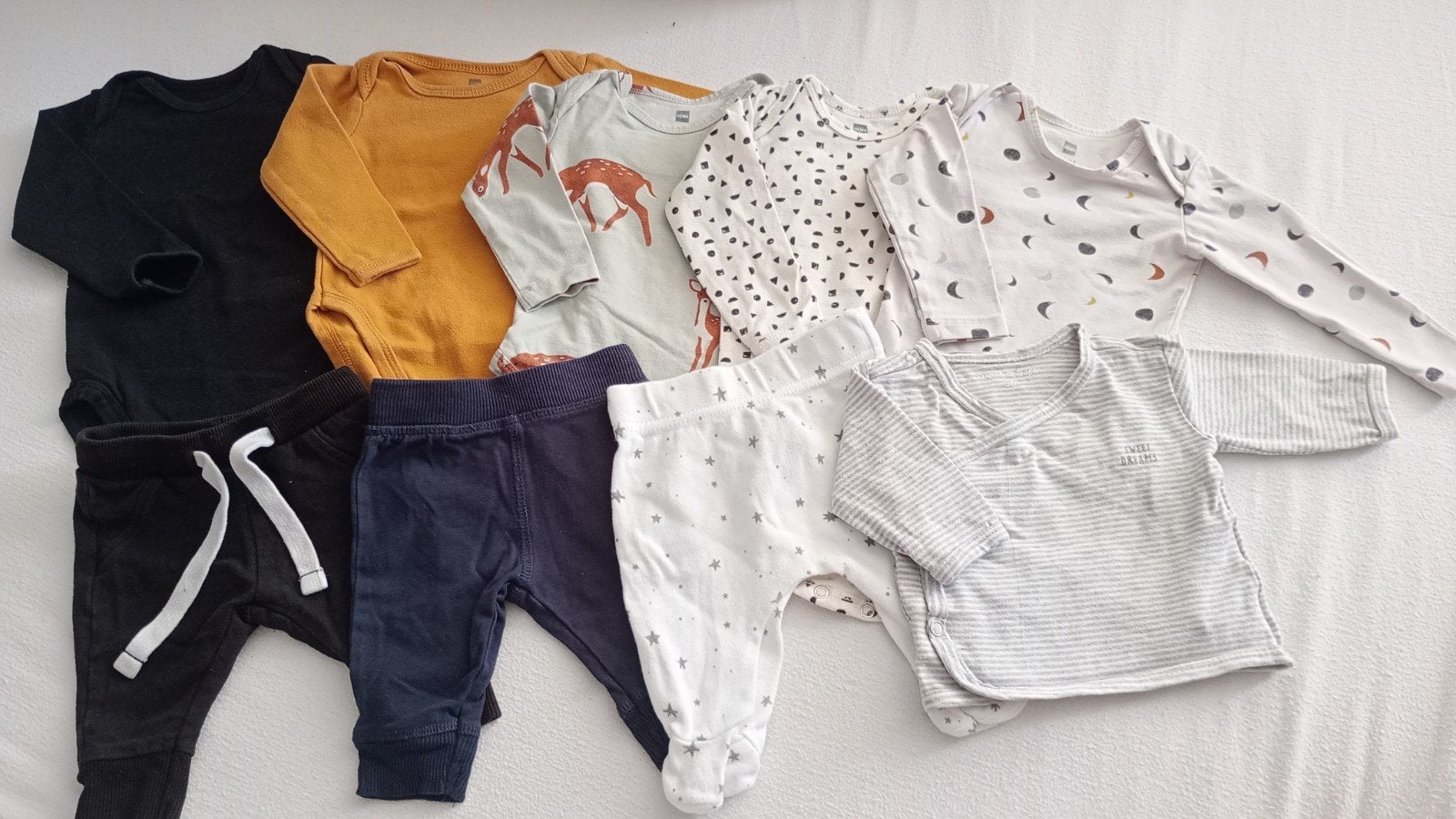 Budget newborn pakket unisex maat 50, Ophalen of Verzenden, Zo goed als nieuw, Maat 50