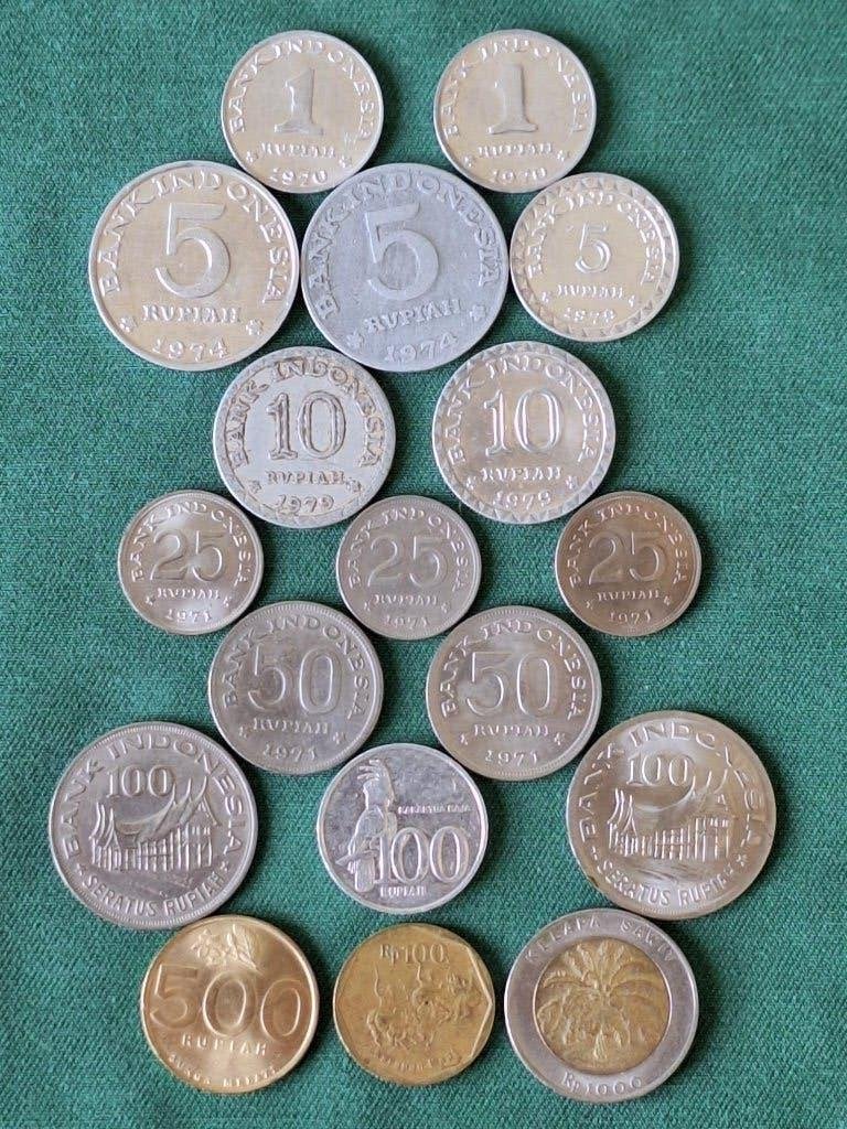 21 munten Indonesië 1951-2000, Ophalen of Verzenden, Zuidoost-Azië, Losse munt