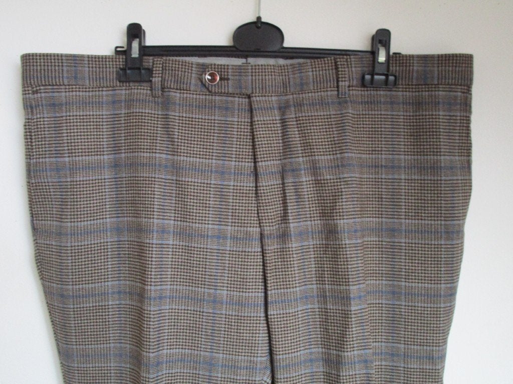Nr.161: Van Gils Broeken Pantalon Wollen pants maat 58 Nieuw, Kleding | Heren, Bruin, Maat 56/58 (XL), Nieuw, Van Gils