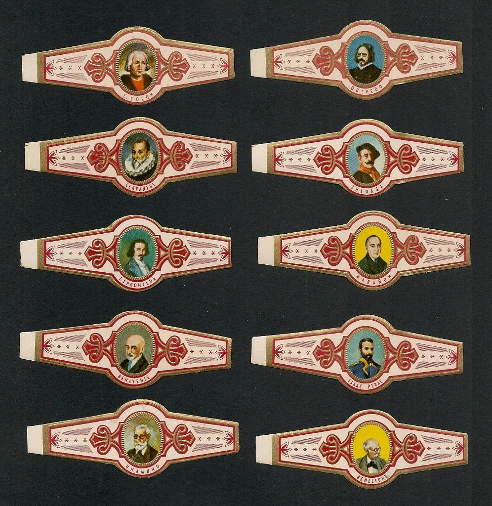 MARCA ARAUTAPALA, PERSONAJES, SERIE COMPLETA, Verzenden, Nieuw, Sigarenbandjes