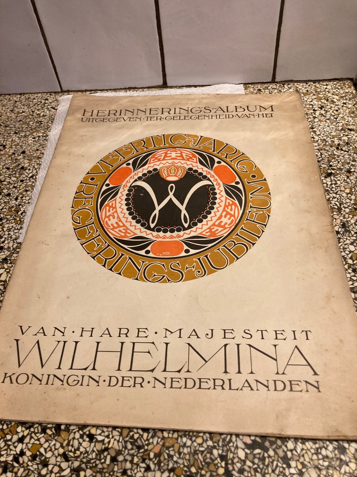 Herinneringsalbum Wilhelmina, Verzamelen, Ophalen of Verzenden, Zo goed als nieuw