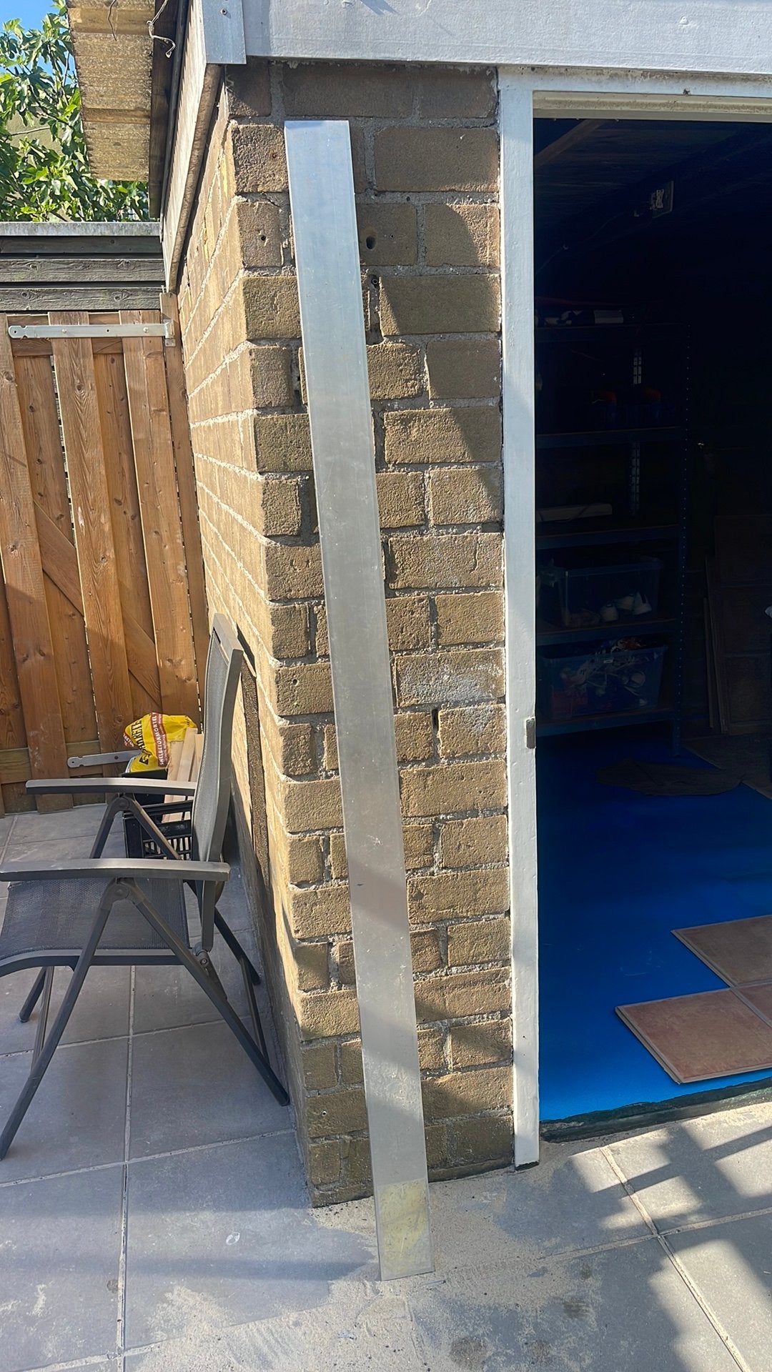 Afrijlat aluminium, Tuin en Terras, Tuinhuizen, Ophalen of Verzenden, Zo goed als nieuw, Schuur