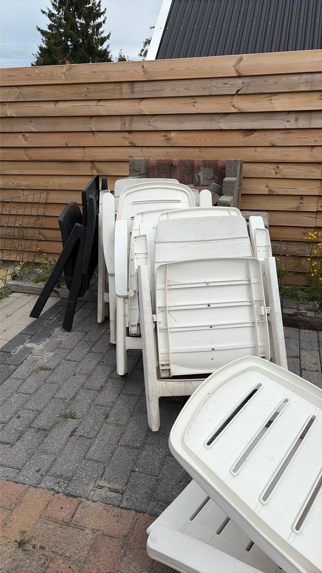 Tuinstoelen gratis afhalen, Ophalen, Zo goed als nieuw, Kunststof