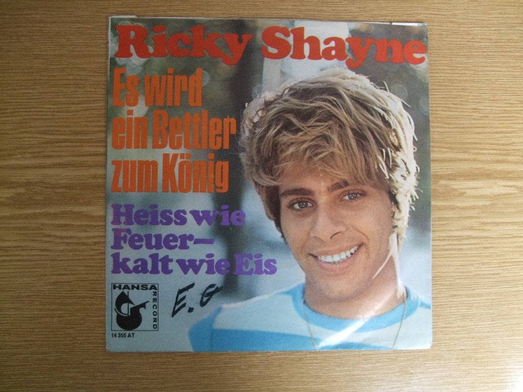 RICKY SHAYNE     ES WIRD EIN BETTLER ZUM KONIG / HEISS WIE, 7 inch, Ophalen of Verzenden, Zo goed als nieuw, Pop