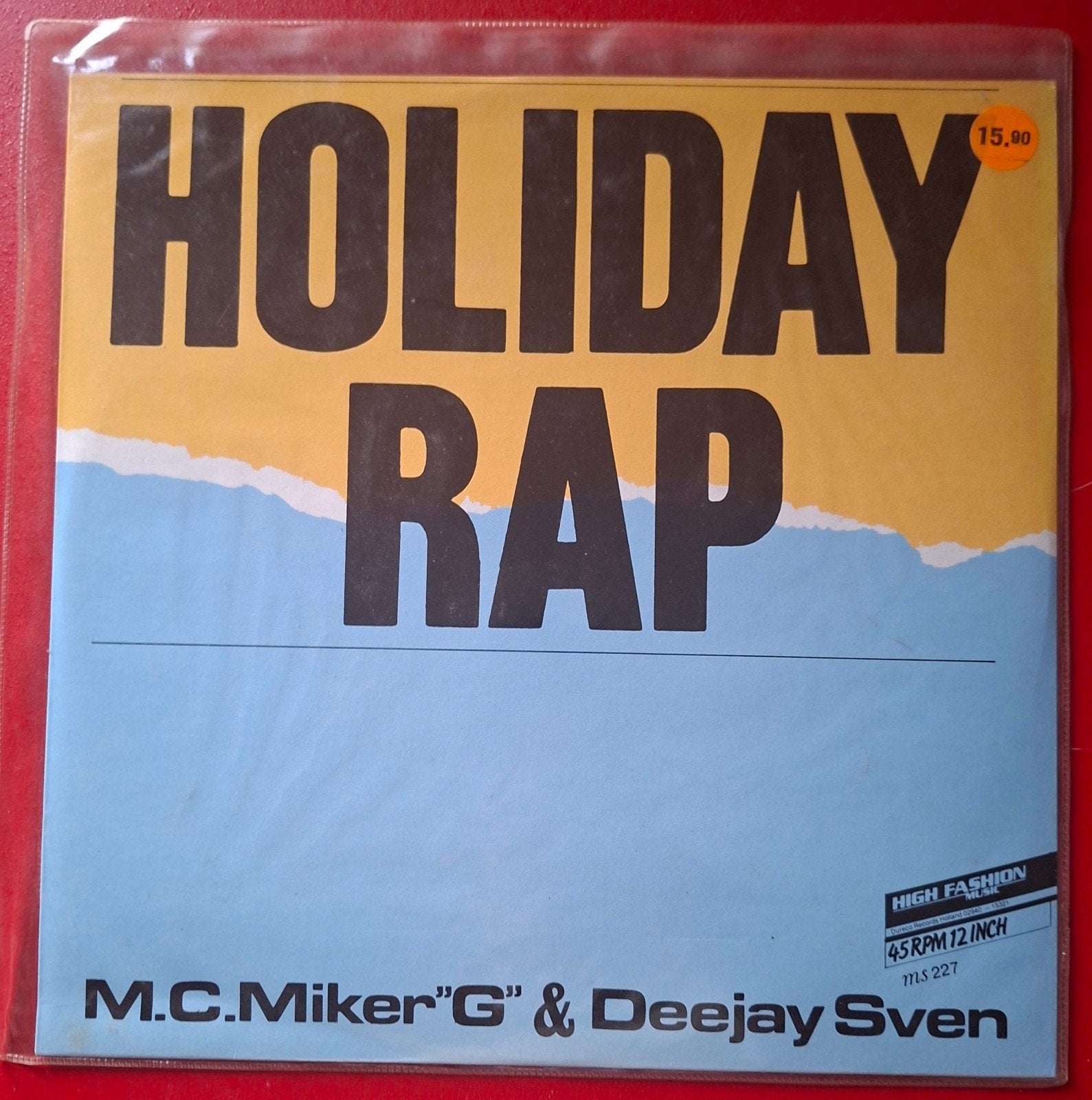 M.C. Miker G & Deejay Sven - Holiday Rap 12 inch vinyl, LP, Gebruikt, Originele persing, Ophalen of Verzenden