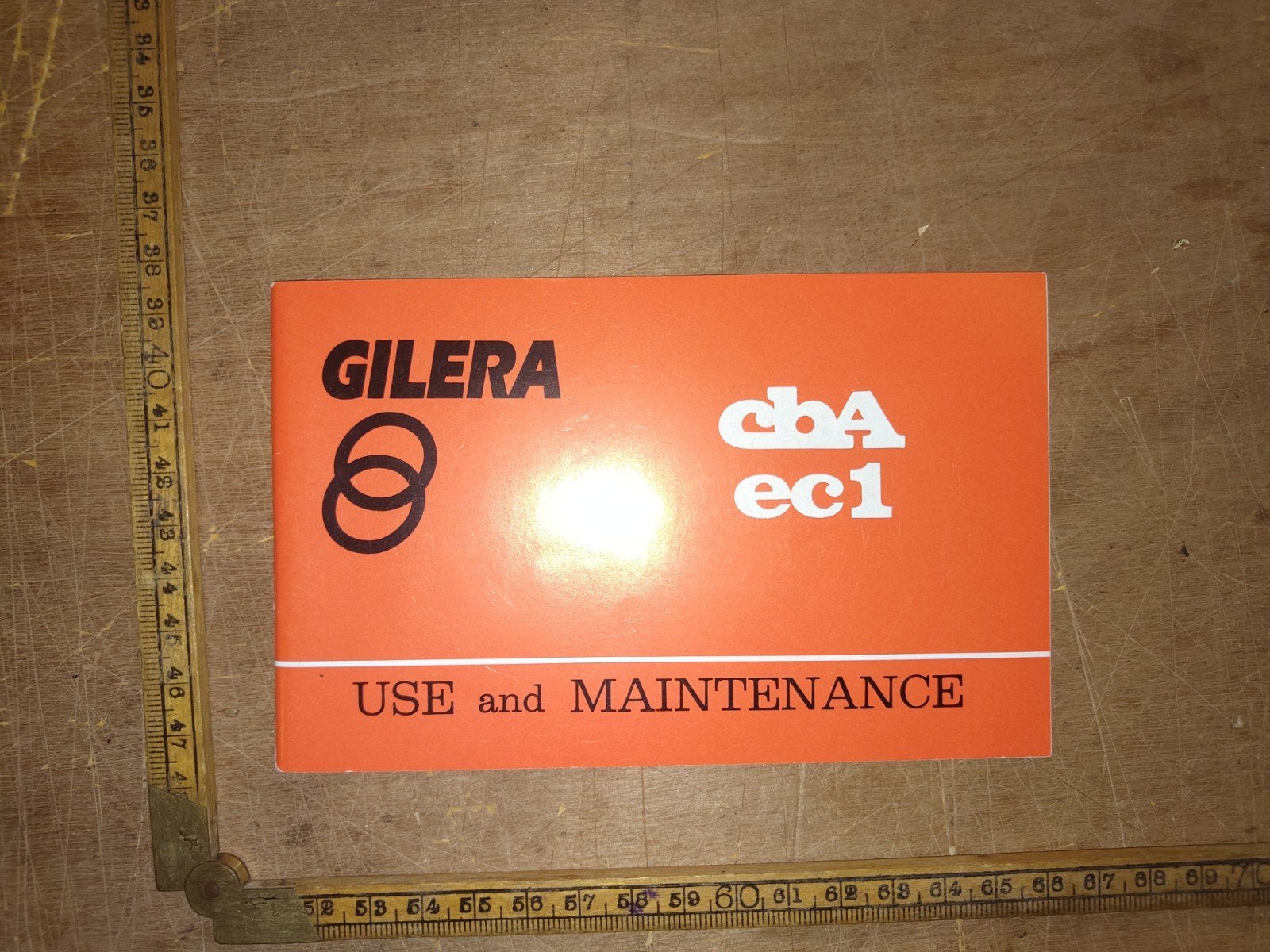Handleiding Gilera cbA en ec1, Ophalen of Verzenden, Zo goed als nieuw