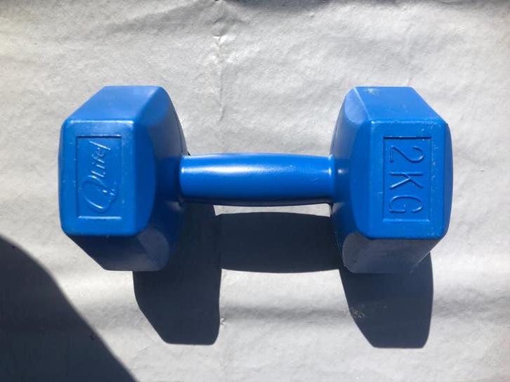 Halter 2 kg Q4Life - Gebruikt, Sport en Fitness, Ophalen of Verzenden, Gebruikt, Armen, Dumbbell
