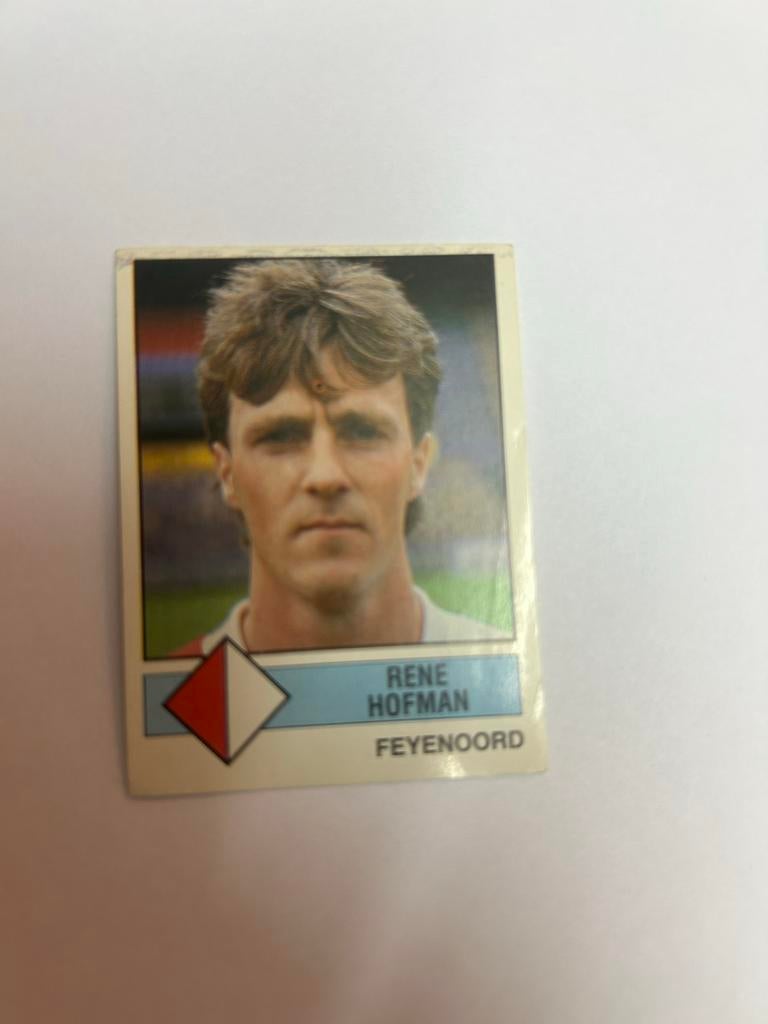 Panini Voetbal 87 René Hofman Feyenoord Sticker, Verzamelen, Stickers, Zo goed als nieuw, Sport, Ophalen of Verzenden