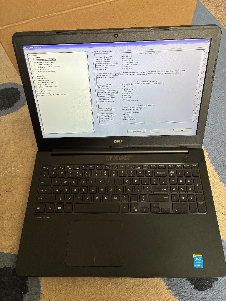 Dell Latitude 3550, Computers en Software, Windows Laptops, Dell Latitude, Gebruikt, HDD, 2 tot 3 Ghz