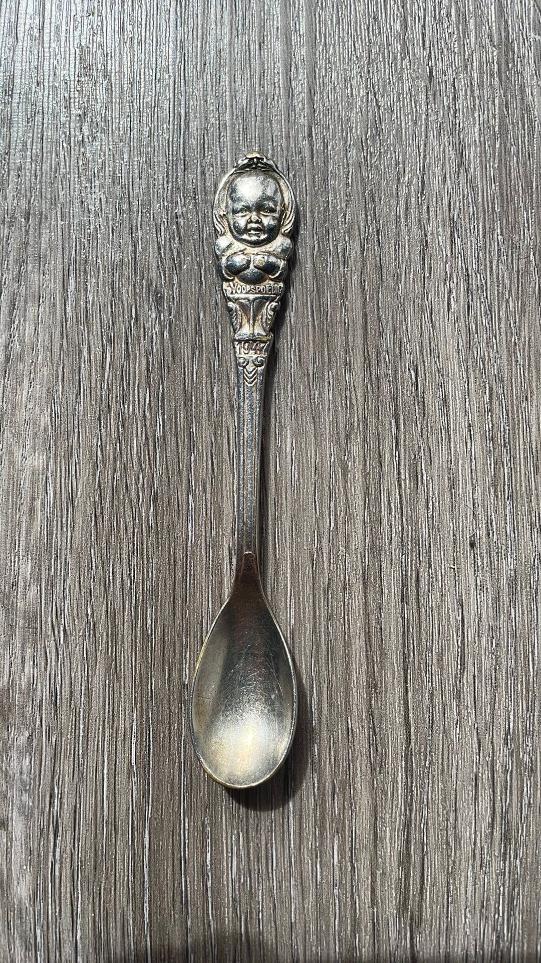 1 theelepeltje uit 1947 “Goed begin”, Ophalen of Verzenden