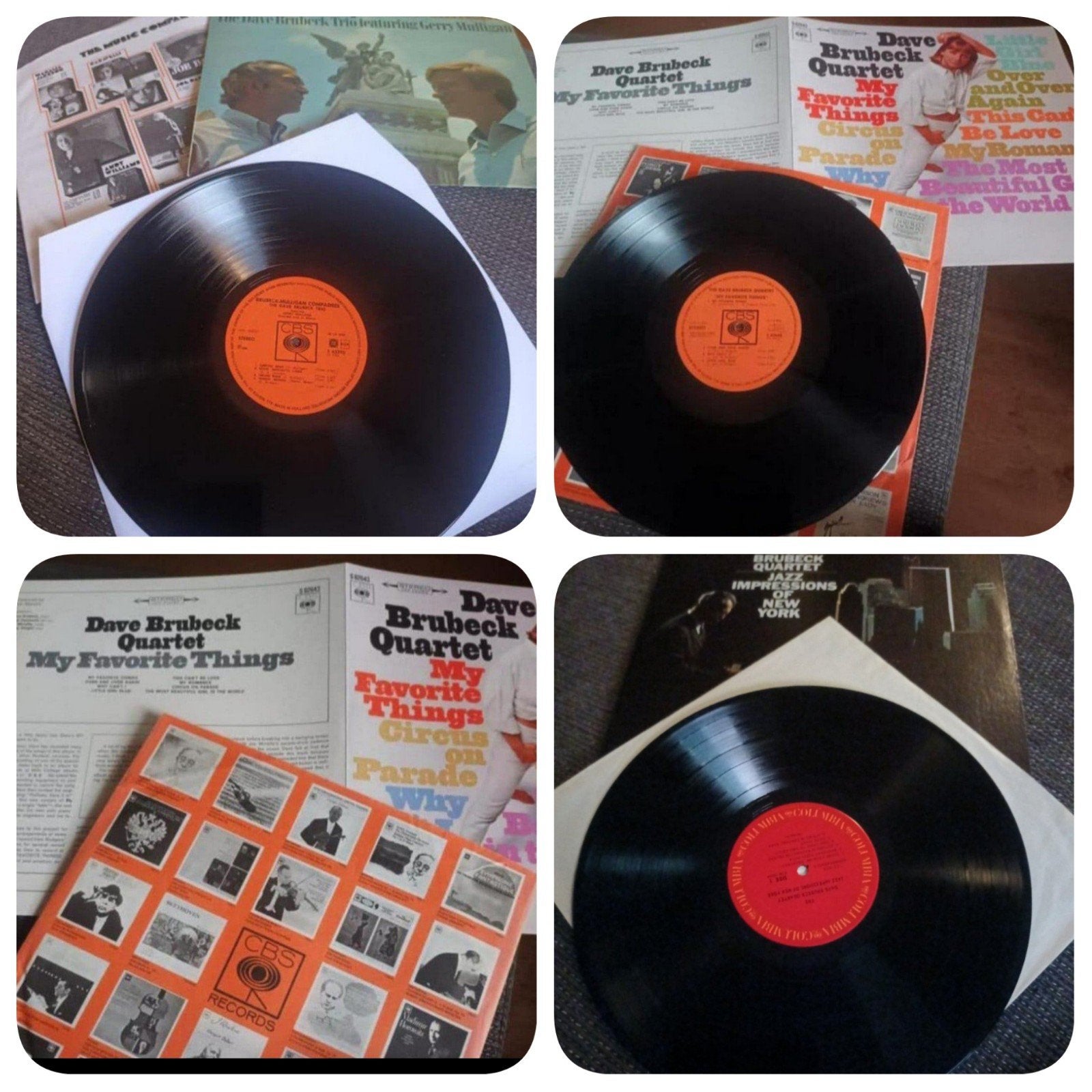 Dave Brubeck Trio & Quartets 3 LP'S VG+, Ophalen of Verzenden, Jazz, LP