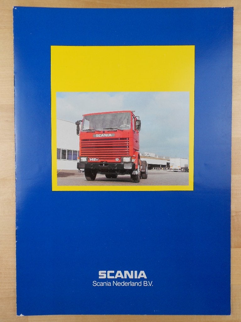 Scania Nederland Brochure ca 1982, Ophalen of Verzenden, Zo goed als nieuw, Overige merken, Scania
