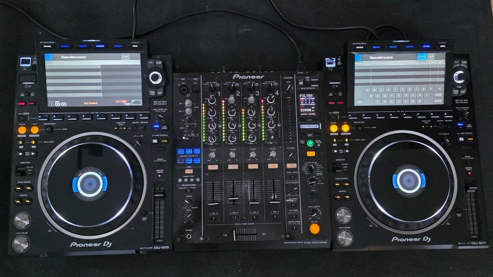 2 x CDJ-3000 & DJM-900 Nexus, Muziek en Instrumenten, Ophalen, Zo goed als nieuw, Pioneer