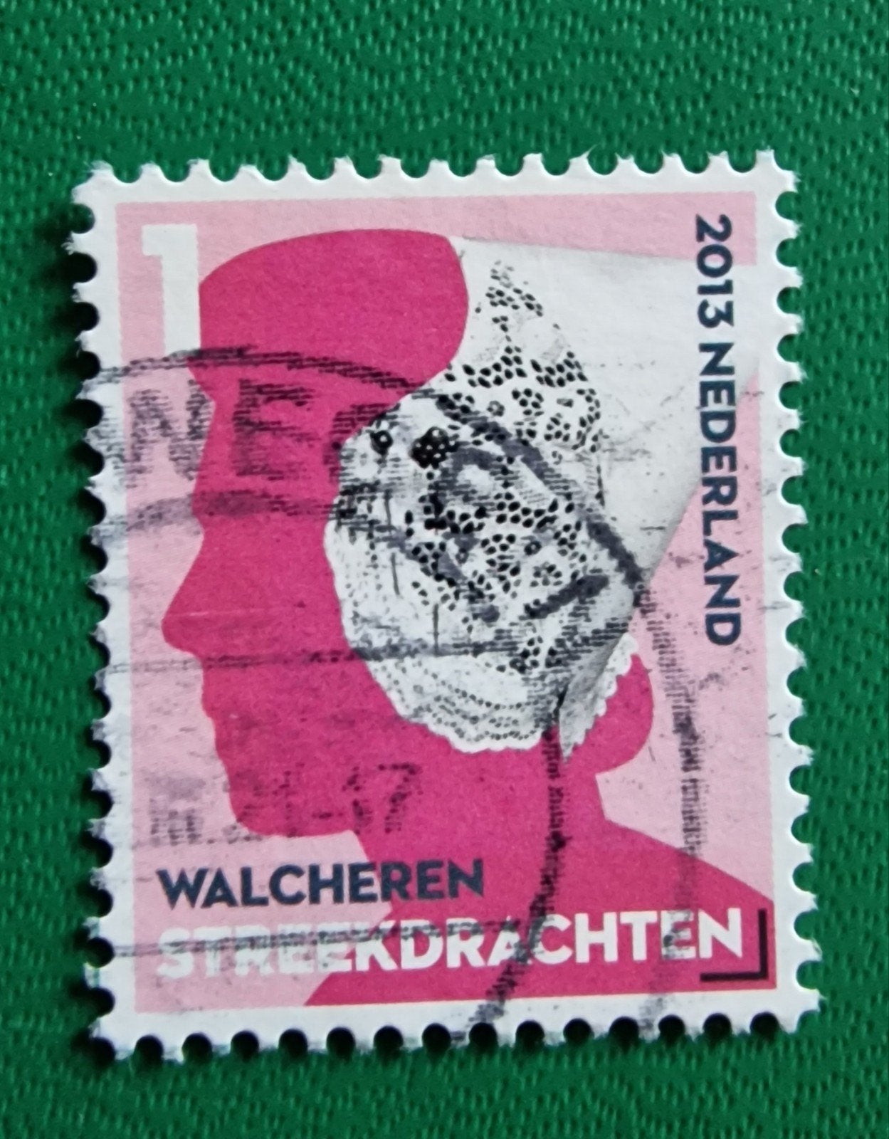 kv672 Nederland 2013 Walcheren Streekdrachten postzegel, Ophalen of Verzenden, Na 1940, Gestempeld