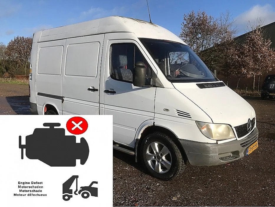 Mercedes-Benz Sprinter 308 CDI Euro 3 L1H2 Laadklep Lift, Auto's, Bestelauto's, Bedrijf, Te koop, ABS, Radio, Mercedes-Benz, Diesel