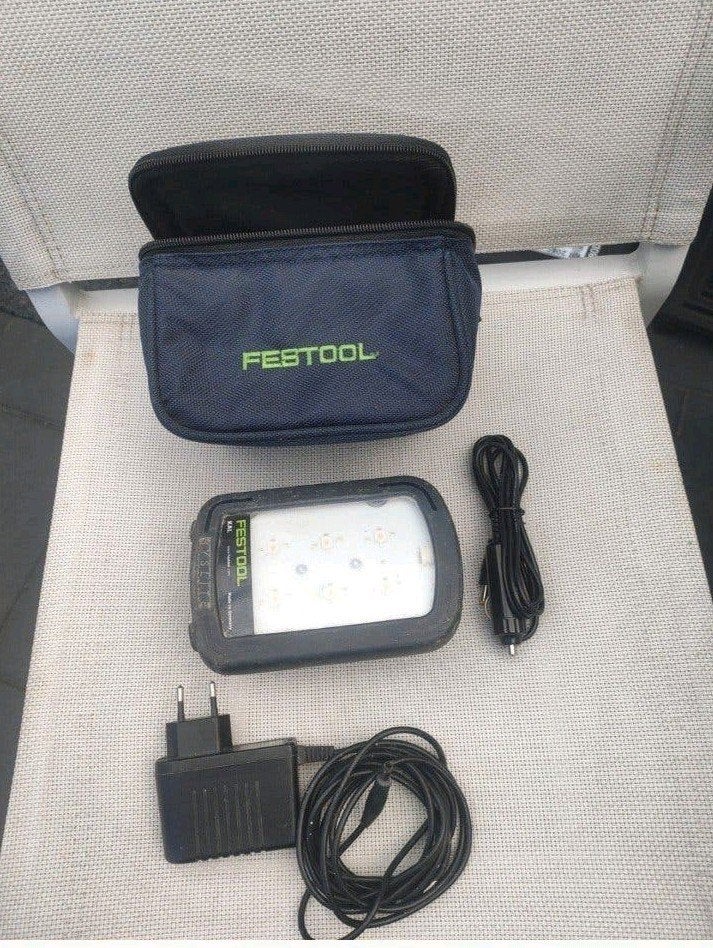 Festool lamp zonder accu met adapter en tasje, Ophalen of Verzenden, Minder dan 50 watt, Lamp
