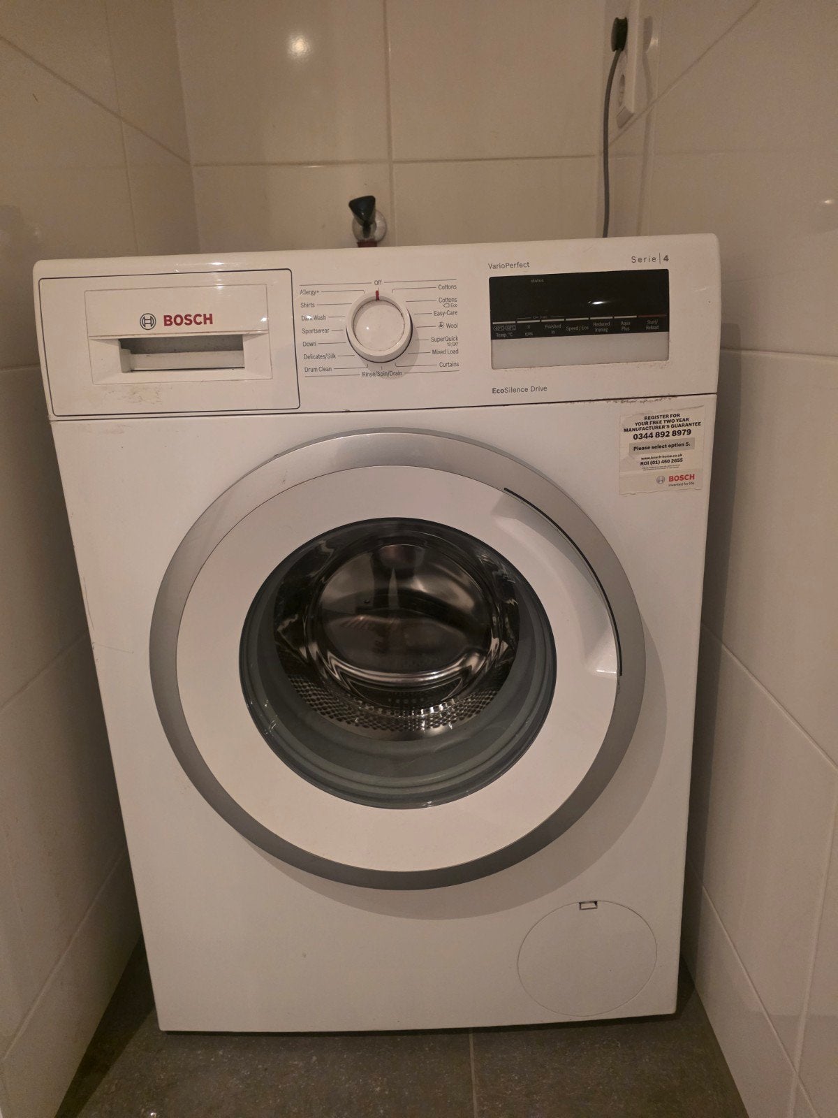 Bosch Serie 4 VarioPerfect Wasmachine - zo goed als nieuw, Ophalen, Energieklasse A of zuiniger, Zo goed als nieuw, Voorlader