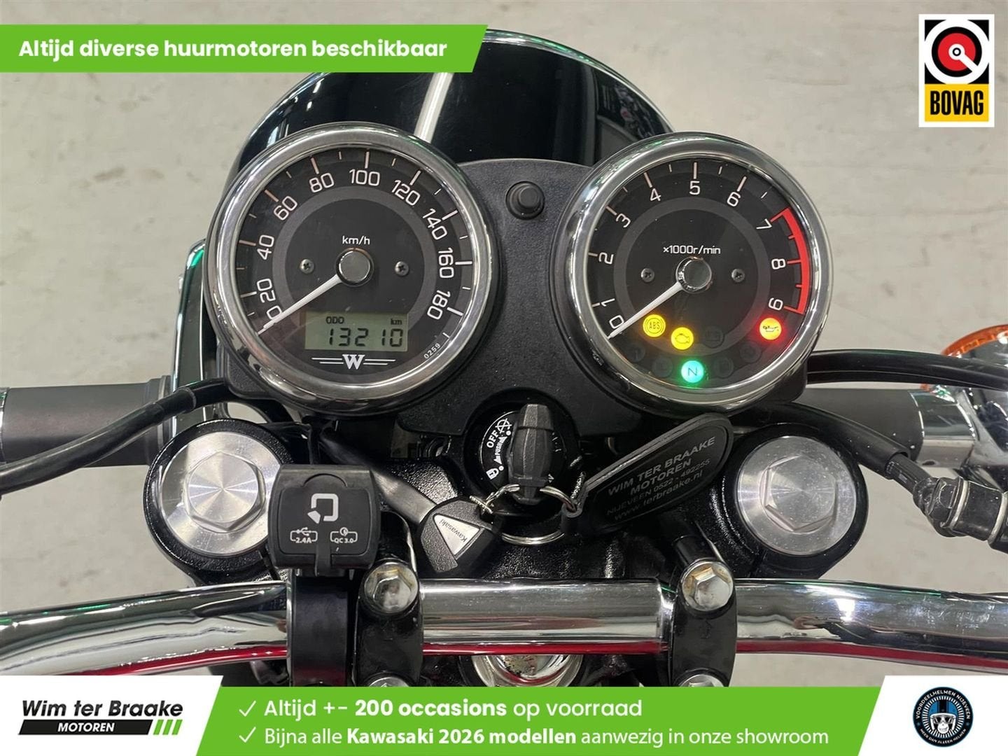Kawasaki W 800 ABS - 2023, Motoren, Motoren | Oldtimers, Overig, 12 t/m 35 kW, 773 cc