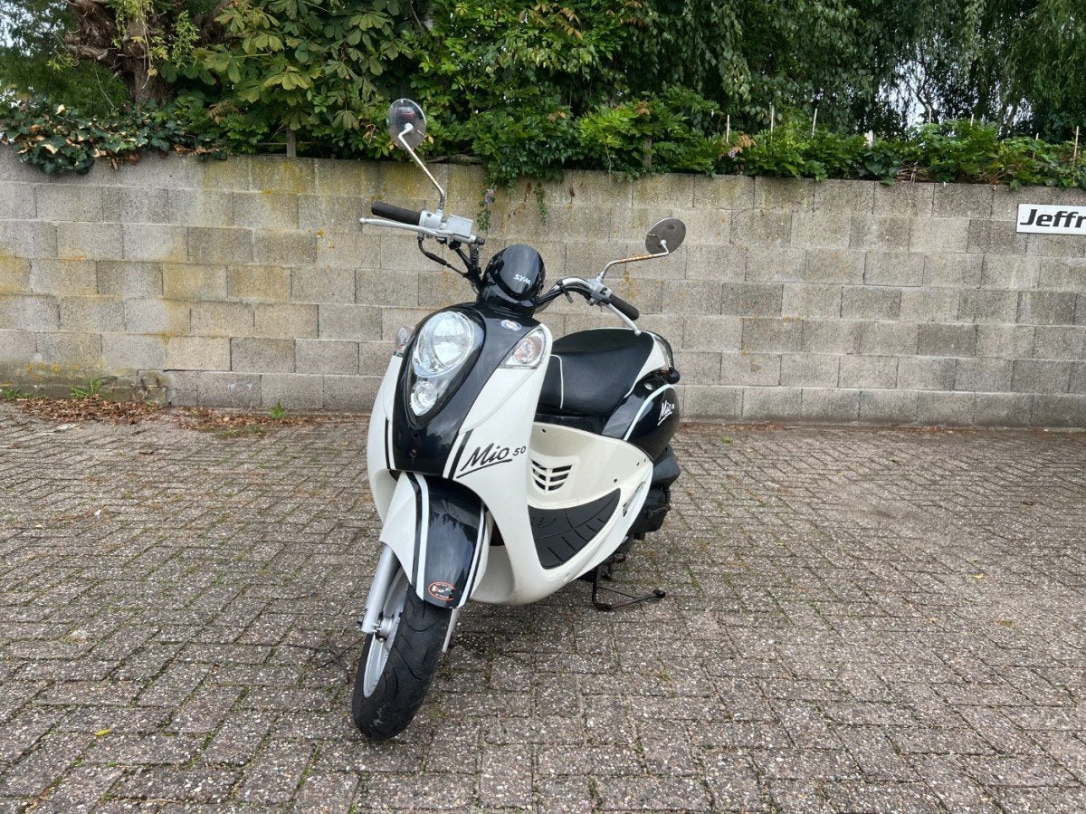SYM Mio 1-cilinder, 4-takt, luchtgekoeld Zwart, Fietsen en Brommers, Ophalen, Gebruikt, Overige modellen, -