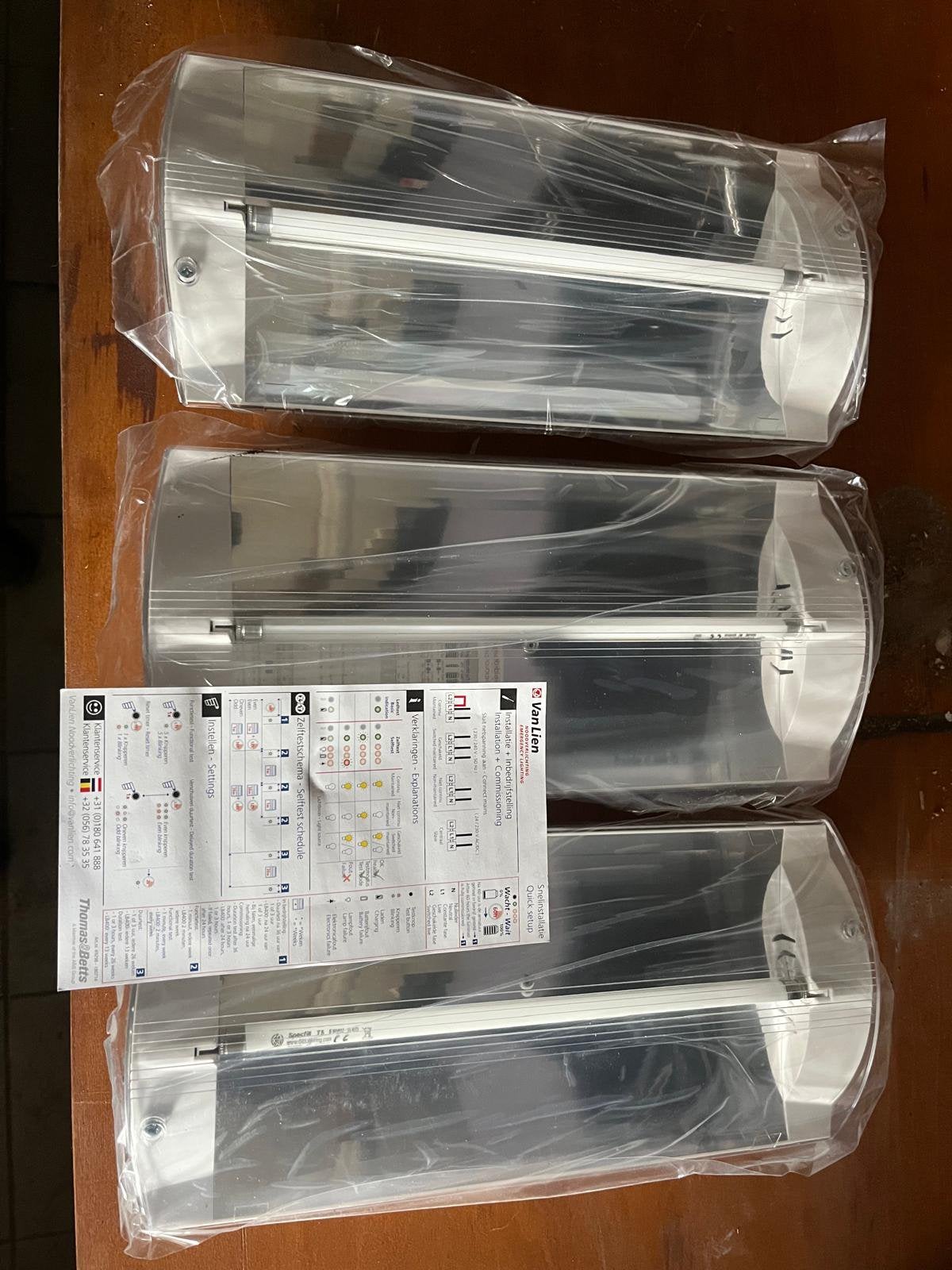 Noodverlichting Van Lien 3 stuks (nieuw), Ophalen, Led-lamp, Minder dan 30 watt, Nieuw
