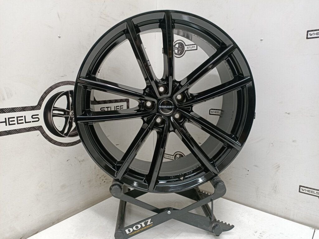 Borbet W black glossy velgen 21"inch 5x112, Ophalen, Gebruikt, 21 inch, Velg(en)