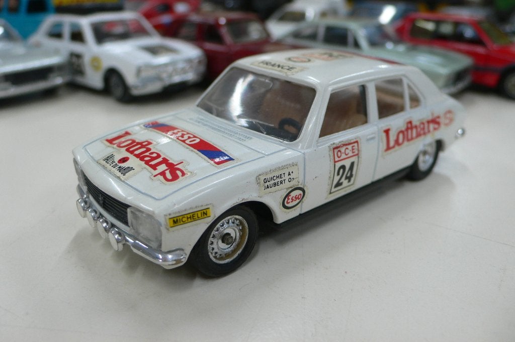 peugeot 504 rally 1978 - solido  1/43, Hobby en Vrije tijd, Modelauto's | 1:43, Zo goed als nieuw, Auto, Solido, Verzenden