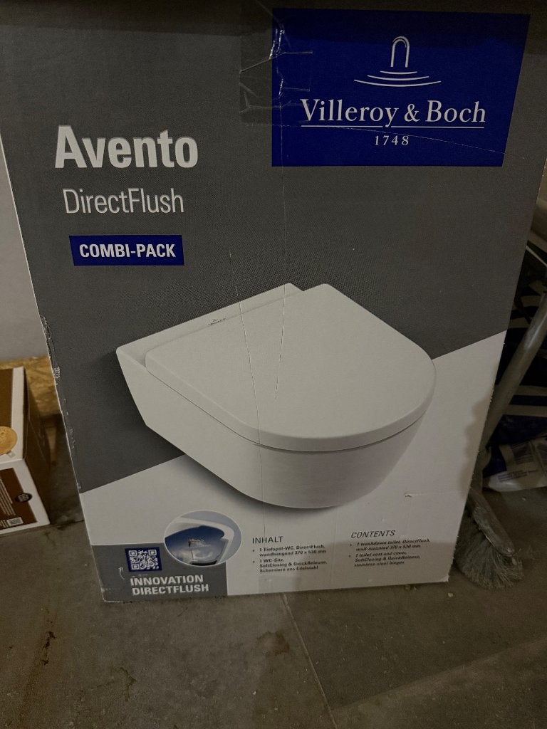 Villeroy & Boch Avento DirectFlush Combi-Pack Toilet, Ophalen, Nieuw, Toilet