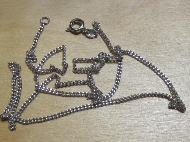 ket. prachtig fijn collier 2mm - 51/52cm, Verzenden, Nieuw, Zilver, Overige materialen