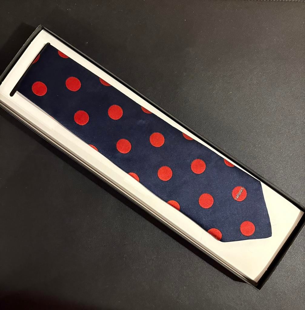 Stropdas Railsport (donkerblauw/rood), Verzamelen, Spoorwegen en Tramwegen, Ophalen of Verzenden, Zo goed als nieuw, Trein