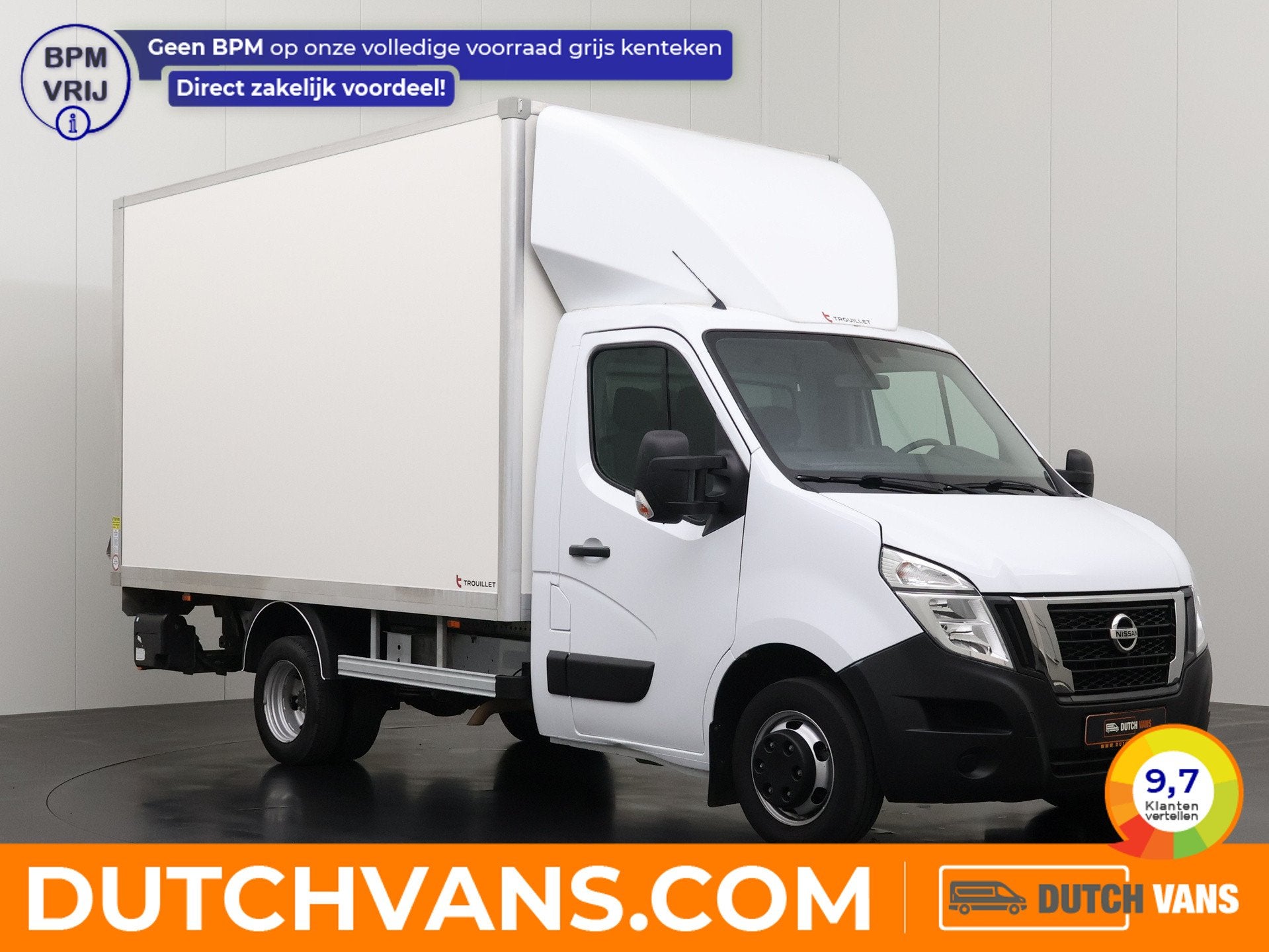 Nissan Interstar 2.3DCI 165PK Dubbellucht Bakwagen+Laadklep, 2907 kg, Gebruikt, Euro 6, 165 pk