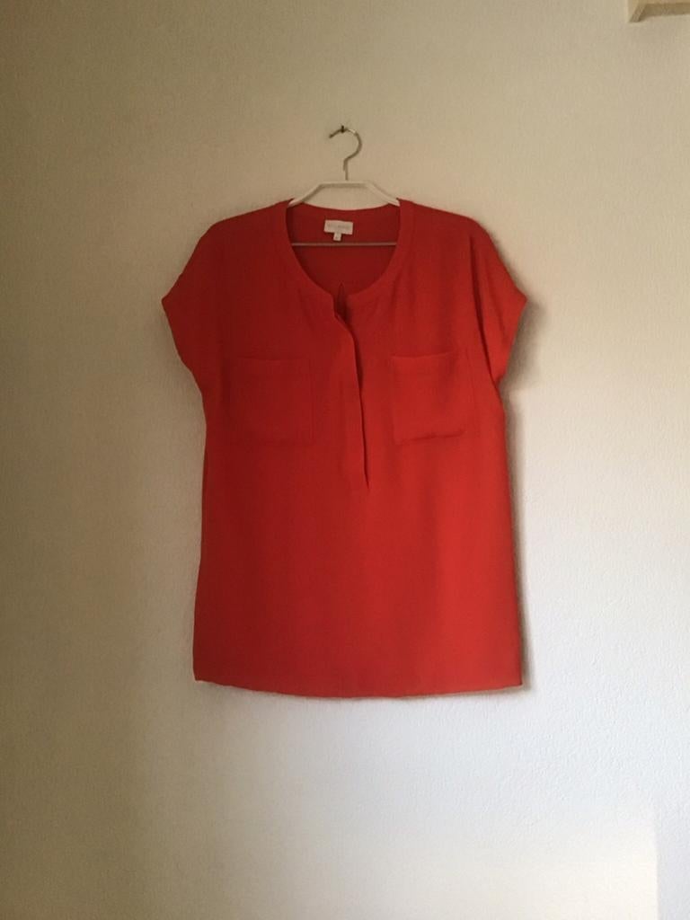 Milano Italy Blouse rood maat M, Ophalen of Verzenden, Zo goed als nieuw, Maat 38/40 (M), Rood