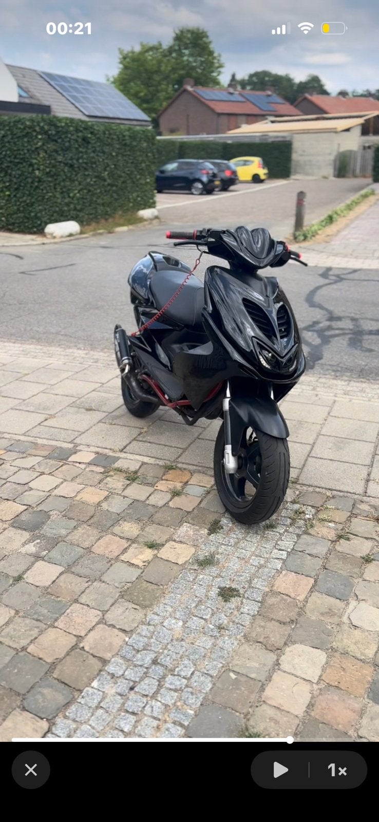 Aerox 70cc brom, Fietsen en Brommers, Scooters | Yamaha, Ophalen, Zo goed als nieuw, Tweetakt, Aerox