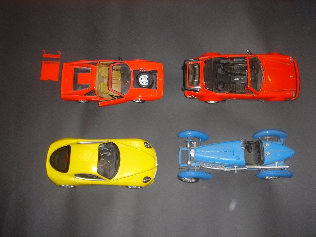 Modelauto's 1:18 911 308GTB Anso Bugatti 8C, Hobby en Vrije tijd, Ophalen of Verzenden, Gebruikt, Auto, Anson