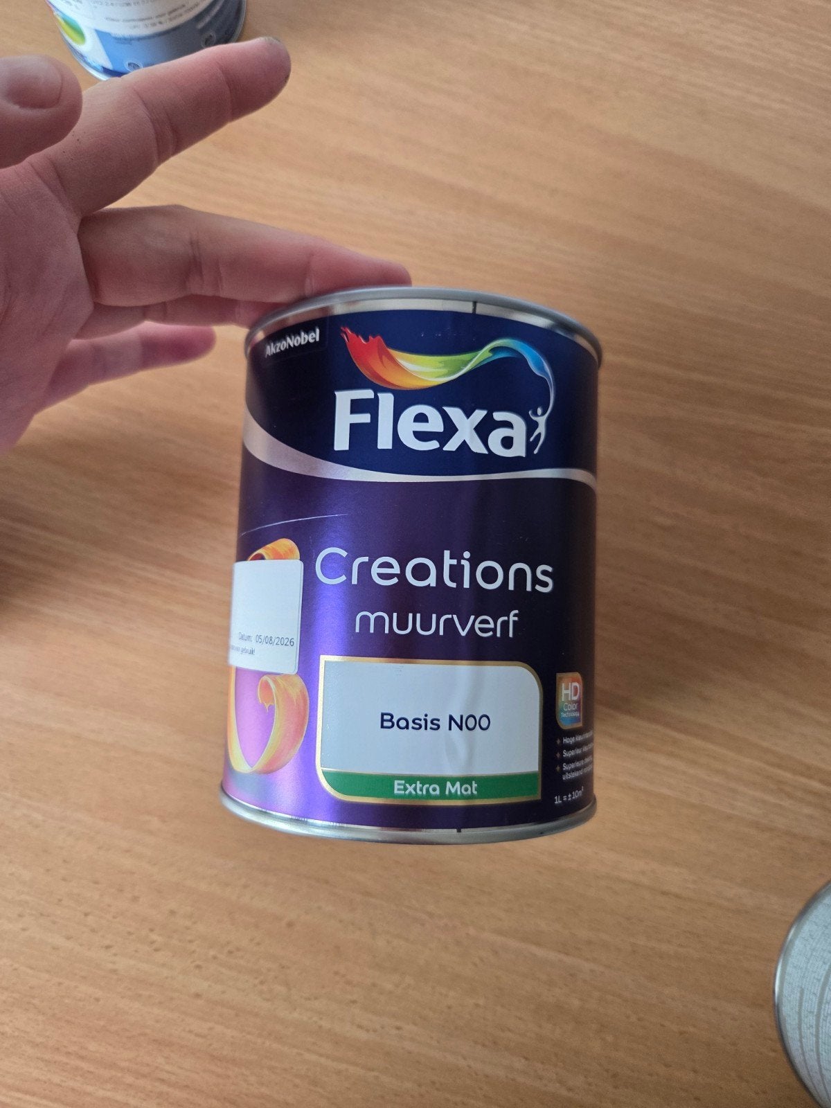 Flexa Creations pure Muurverf full plum nieuw!, Nieuw, Ophalen of Verzenden, Verf, Roze